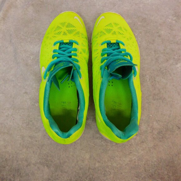 Nike Free TR Fit 3 Breathe Yellow Green Womens Size 7.5 579968-700 Running Shoes - Picture 6 of 8